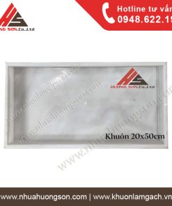 Khuôn nhựa làm tấm đan kích thước 20x50cm