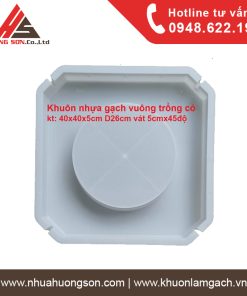 Khuôn đúc tấm lát mái vát góc 40x40x5 cm