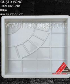 Khuôn rẻ quạt 3 vòng