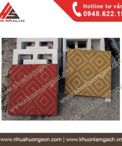 Khuôn nhựa làm gạch Terrazo - họa tiết caro
