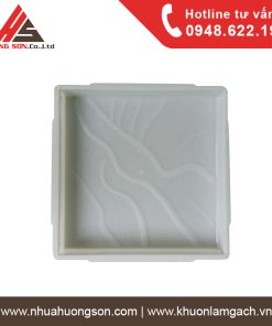 Khay nhựa làm gạch vỉa hè họa tiết vân mây KT 28x28x6.5cm