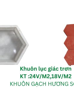 Khuôn nhựa làm gạch lục giác trơn