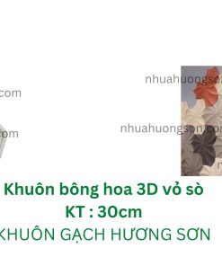 Khuôn nhựa làm gạch 3D ốp tường vỏ sò